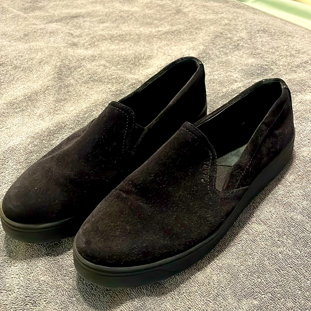 Prada Black Women’s Suede Slip On Shoes Size Eur 37.5 / Us 7.5-8. Also In Plum!